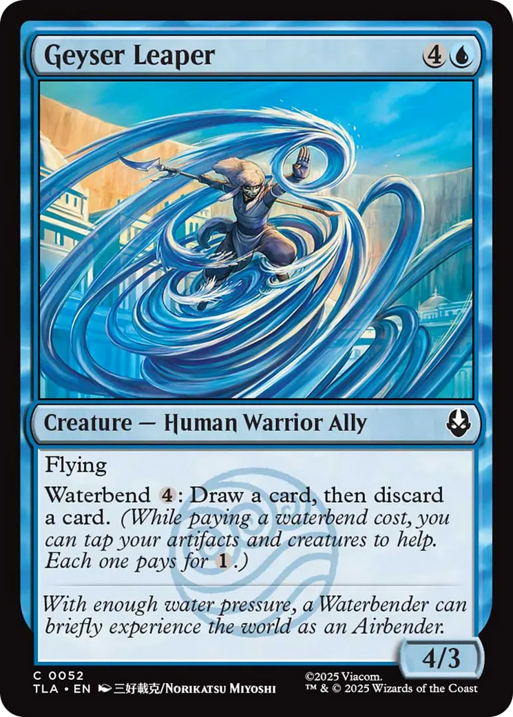 Sauteur de geyser — Avatar: The Last Airbender — Magic: The Gathering