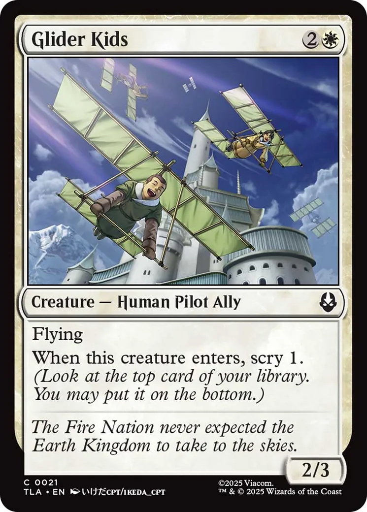 Enfants planeurs — Avatar: The Last Airbender — Magic: The Gathering