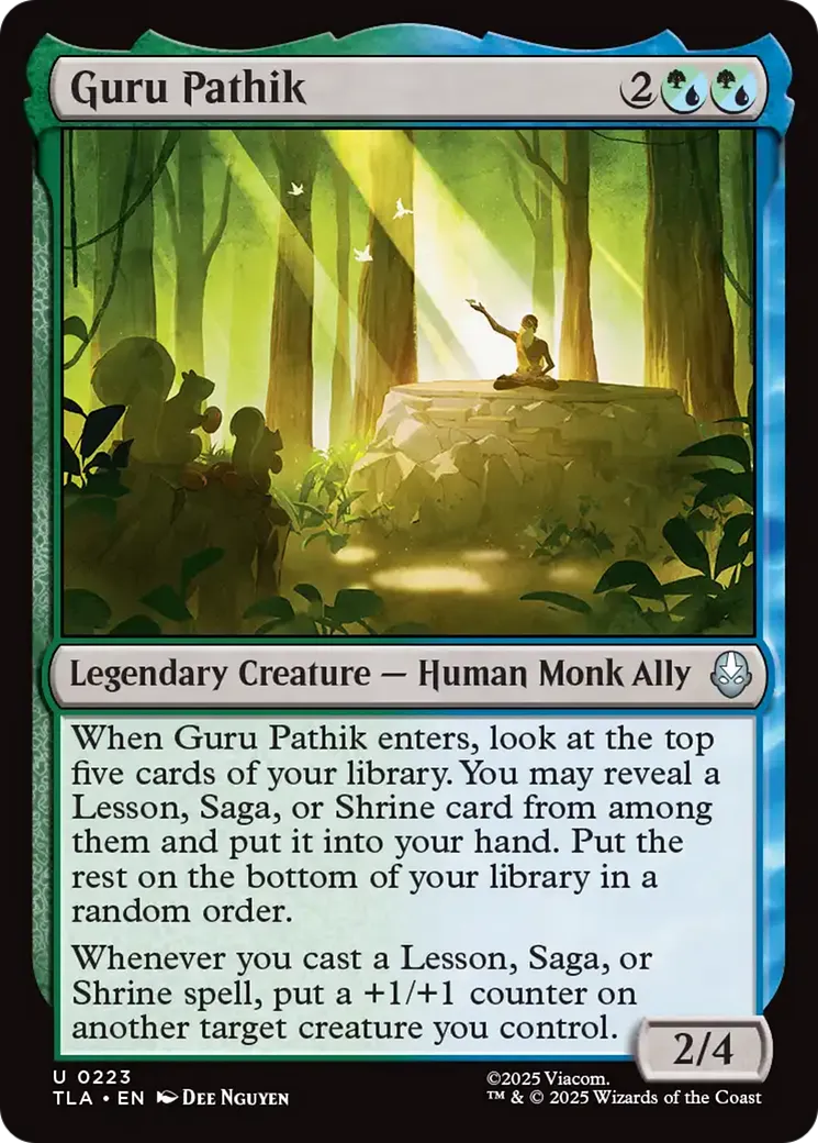 Guru Pathik — Avatar: The Last Airbender — Magic: The Gathering