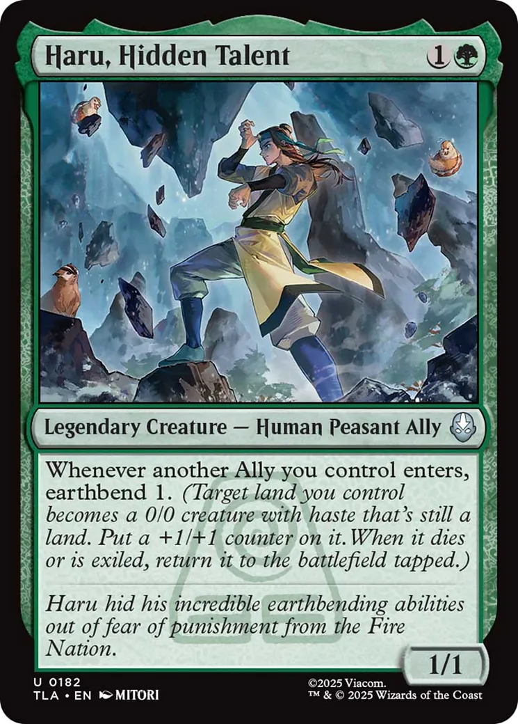 Haru, talent caché — Avatar: The Last Airbender — Magic: The Gathering
