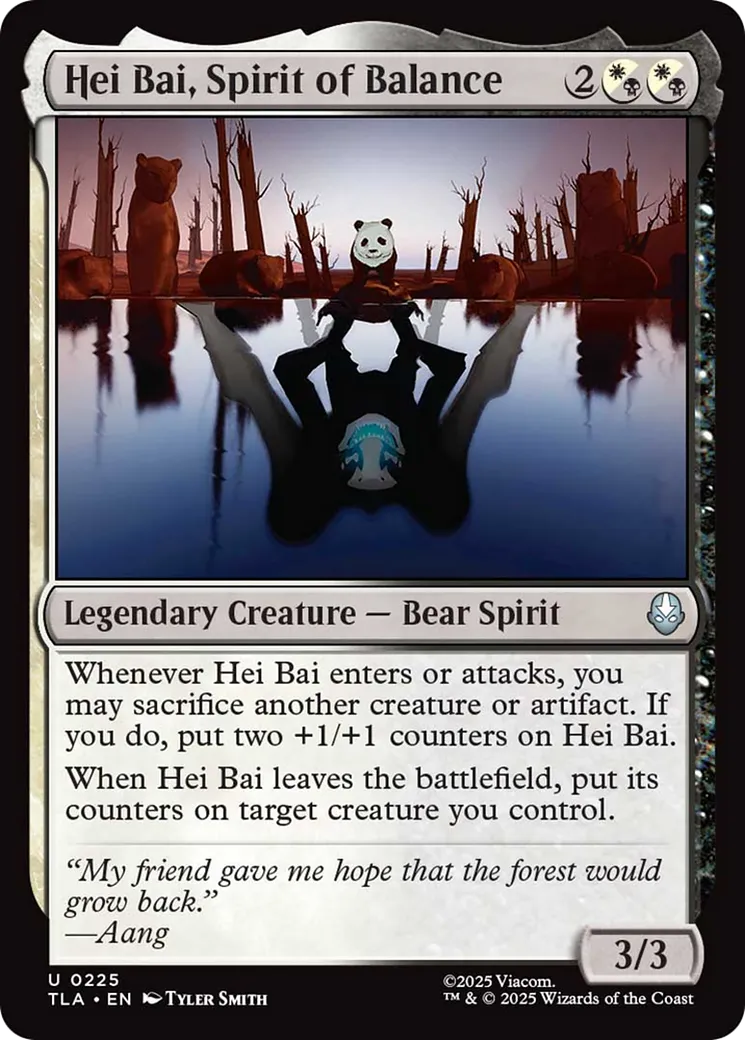 Hei Bai, esprit de l'équilibre — Avatar: The Last Airbender — Magic: The Gathering
