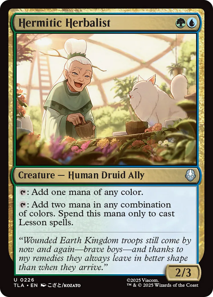Herboriste ermite — Avatar: The Last Airbender — Magic: The Gathering