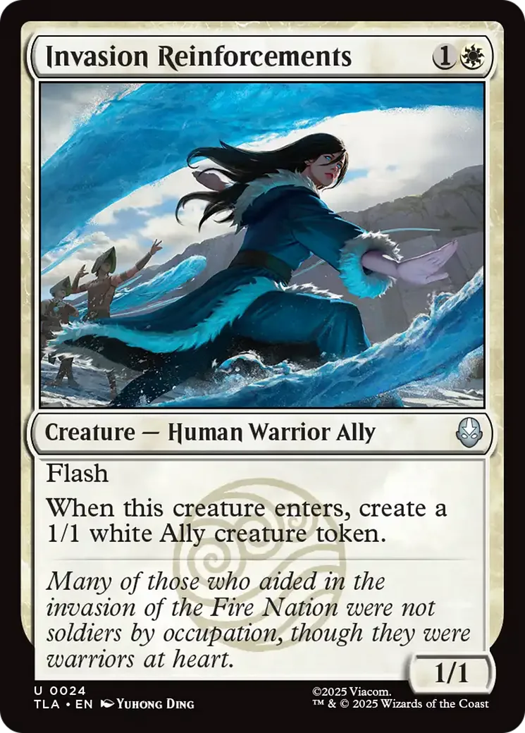 Invasion Reinforcements — Avatar: The Last Airbender — Magic: The Gathering