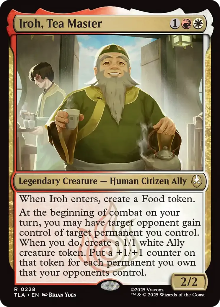 Iroh, Maître du thé — Avatar: The Last Airbender — Magic: The Gathering