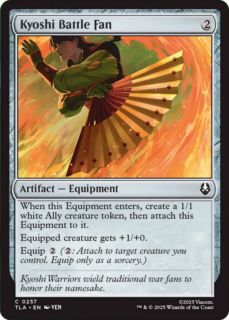 Éventail de combat kyoshi — Avatar: The Last Airbender — Magic: The Gathering