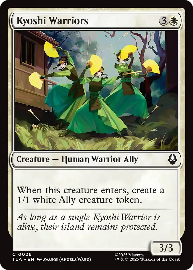 Guerrières kyoshi — Avatar: The Last Airbender — Magic: The Gathering