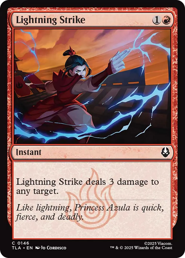 Lightning Strike — Avatar: The Last Airbender — Magic: The Gathering