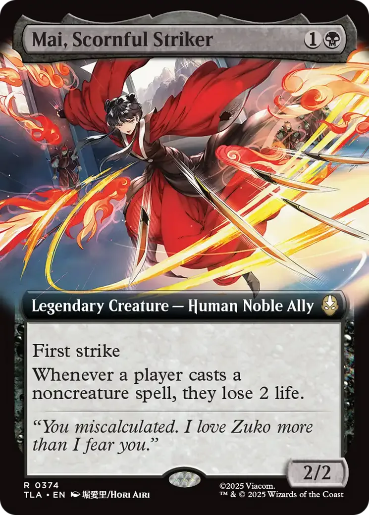 Mai, Scornful Striker — Avatar: The Last Airbender — Magic: The Gathering