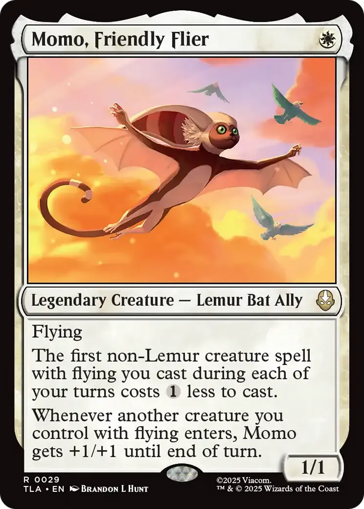 Momo, Friendly Flier — Avatar: The Last Airbender — Magic: The Gathering