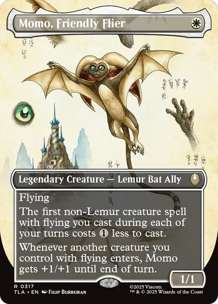 Momo, Friendly Flier — Avatar: The Last Airbender — Magic: The Gathering