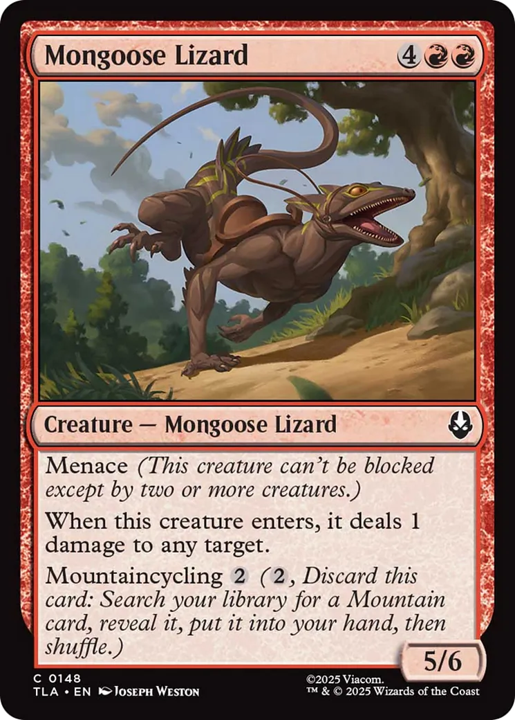 Lézard-mangouste — Avatar: The Last Airbender — Magic: The Gathering