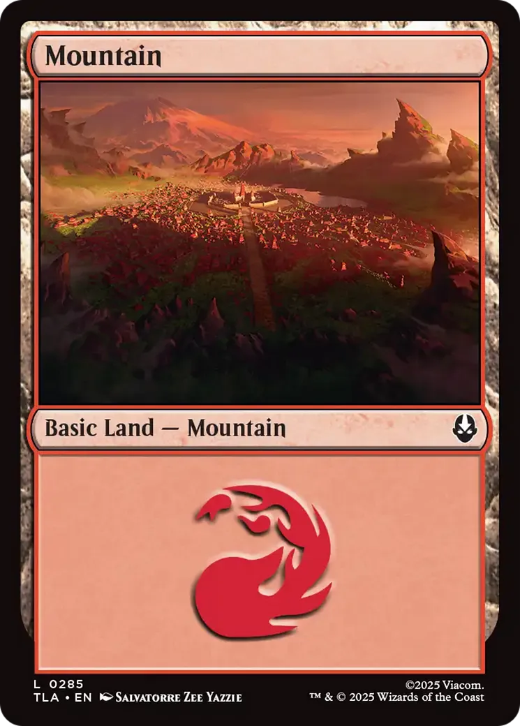 Mountain — Avatar: The Last Airbender — Magic: The Gathering