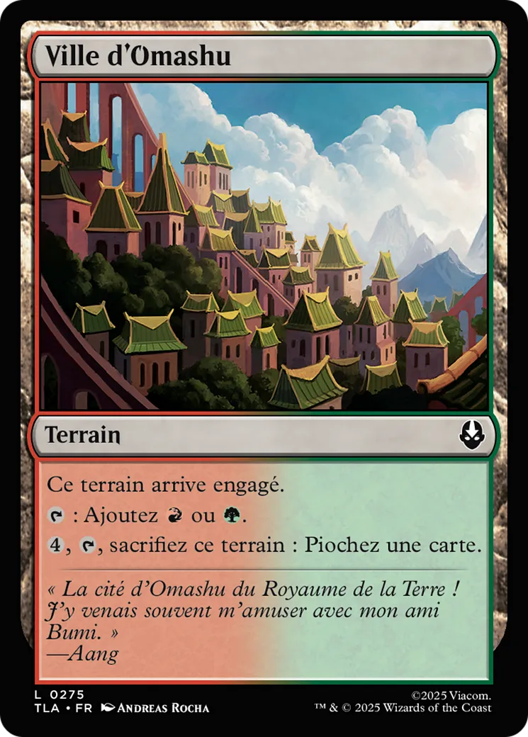 Ville d'Omashu — Avatar: The Last Airbender — Magic: The Gathering