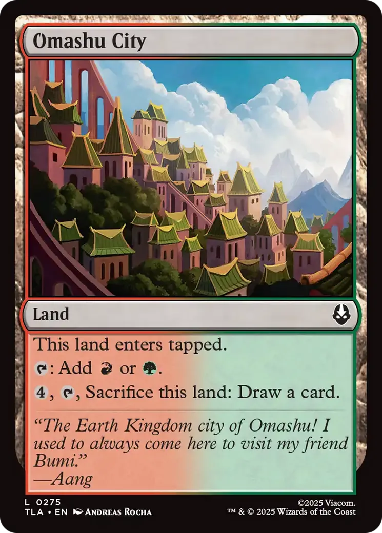 Omashu City — Avatar: The Last Airbender — Magic: The Gathering