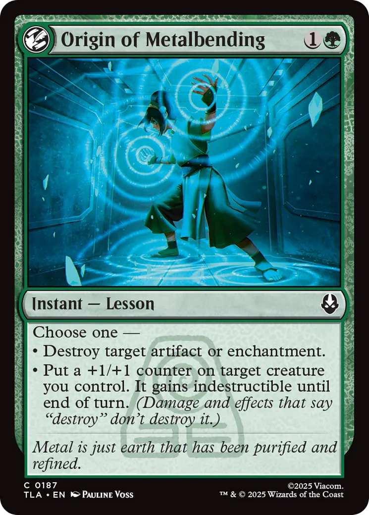 Origine de la maîtrise du Métal — Avatar: The Last Airbender — Magic: The Gathering
