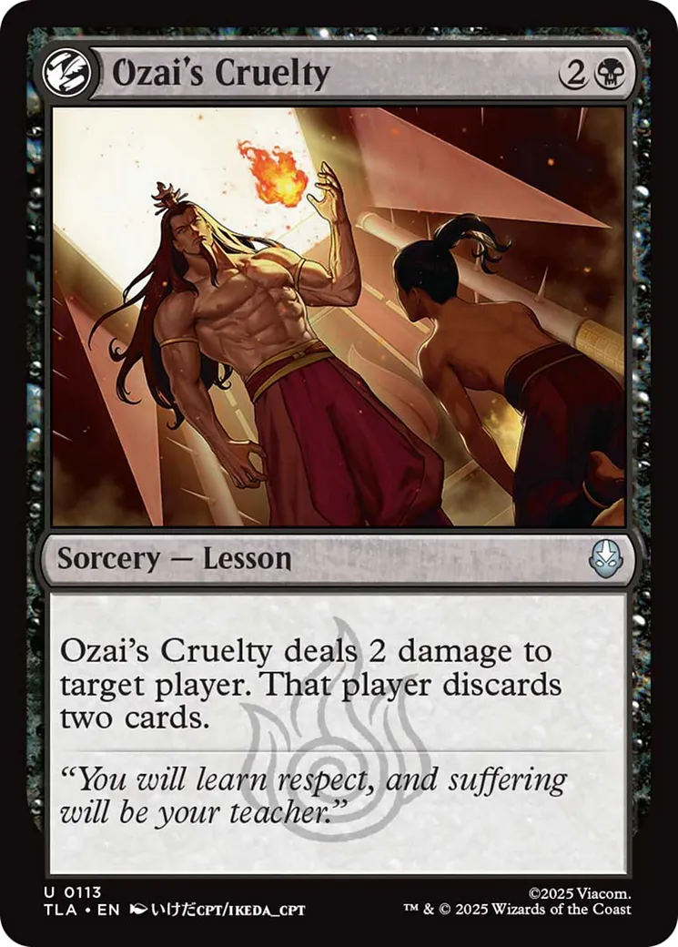 Ozai's Cruelty — Avatar: The Last Airbender — Magic: The Gathering