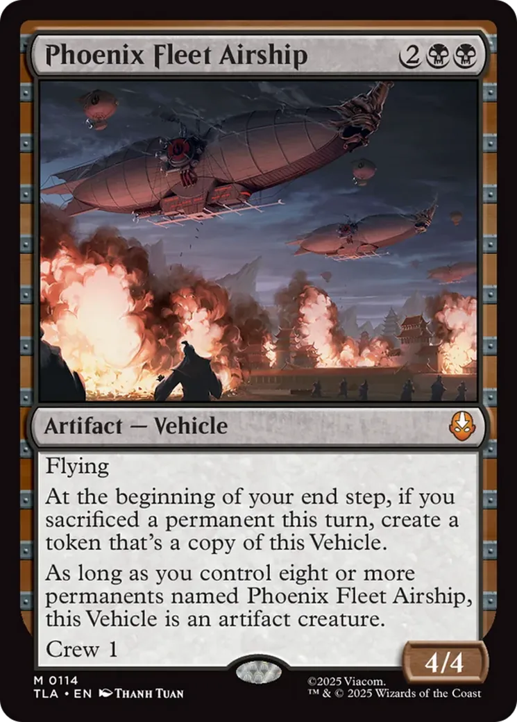 Phoenix Fleet Airship — Avatar: The Last Airbender — Magic: The Gathering