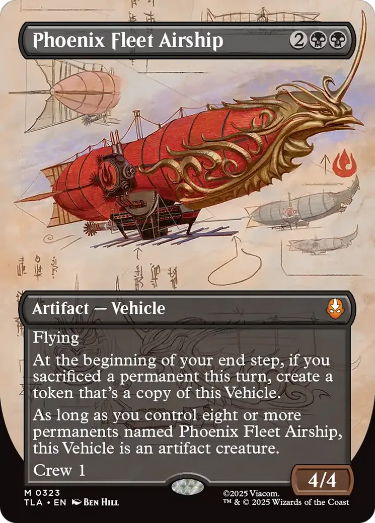Phoenix Fleet Airship — Avatar: The Last Airbender — Magic: The Gathering