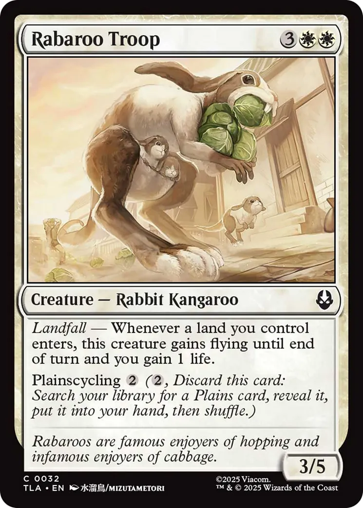 Troupe de lapins-kangourous — Avatar: The Last Airbender — Magic: The Gathering