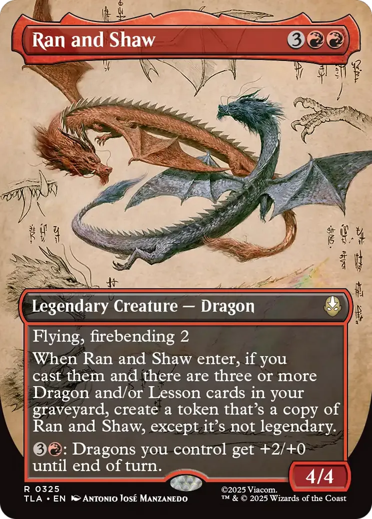 Ran et Shaw — Avatar: The Last Airbender — Magic: The Gathering