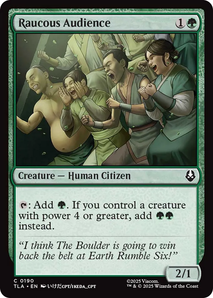 Raucous Audience — Avatar: The Last Airbender — Magic: The Gathering
