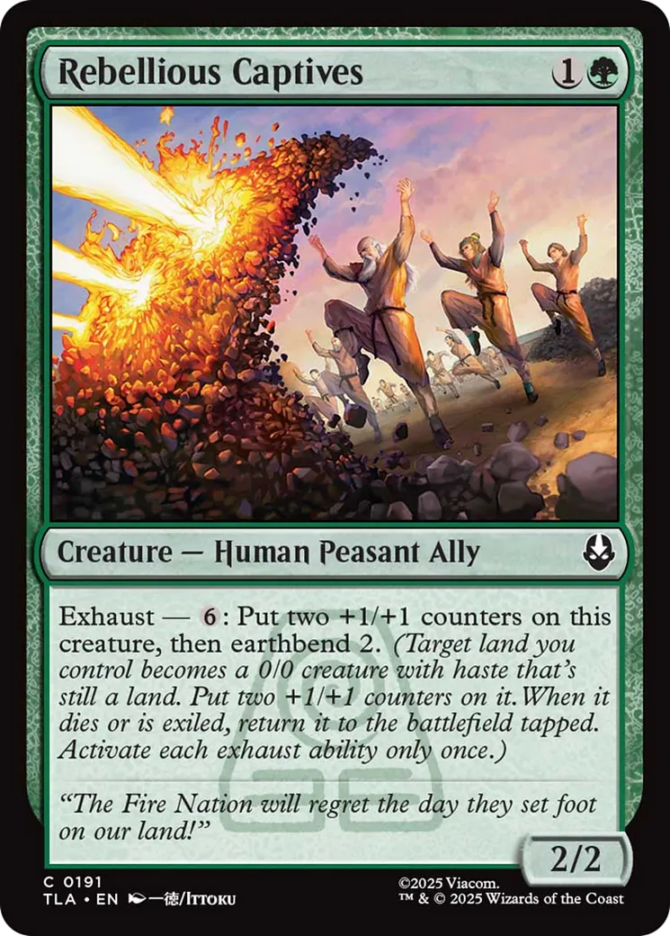 Rebellious Captives — Avatar: The Last Airbender — Magic: The Gathering