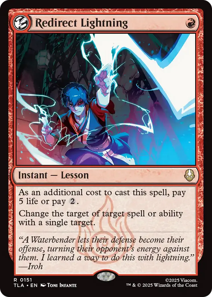 Redirect Lightning — Avatar: The Last Airbender — Magic: The Gathering