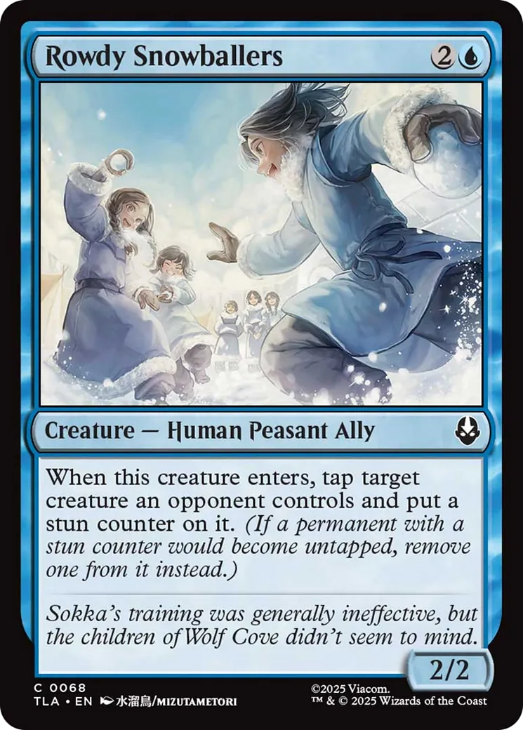Rowdy Snowballers — Avatar: The Last Airbender — Magic: The Gathering