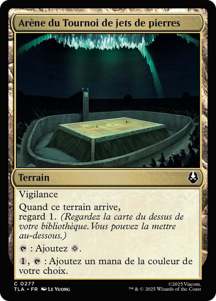 Arène du Tournoi de jets de pierres — Avatar: The Last Airbender — Magic: The Gathering