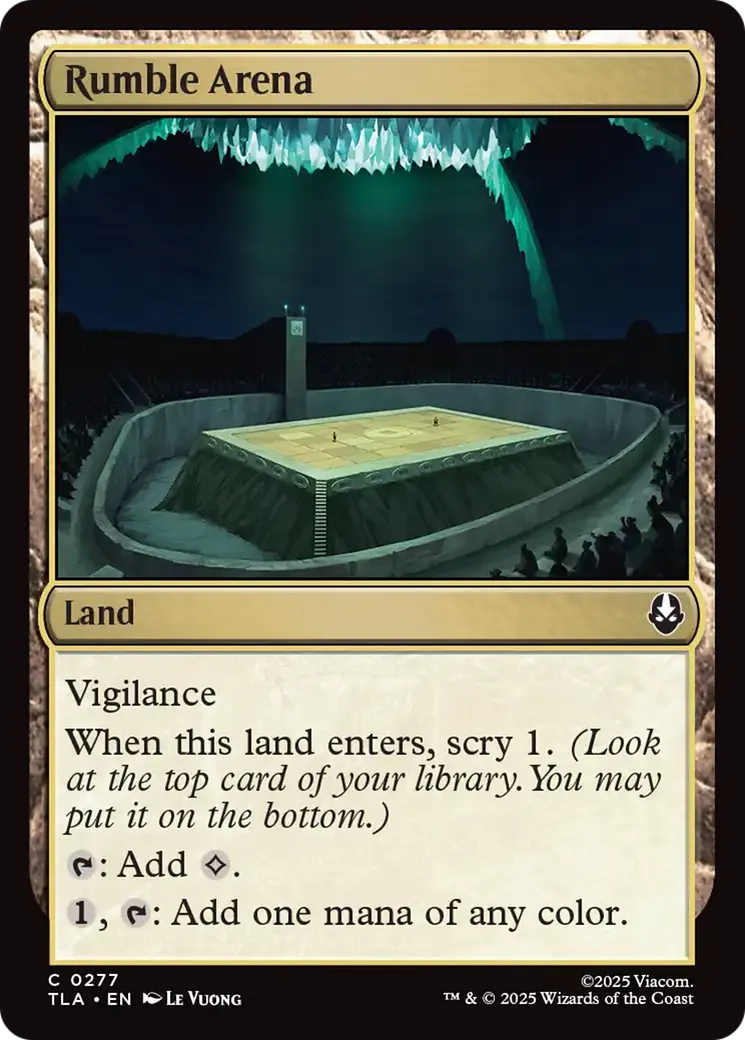 Arène du Tournoi de jets de pierres — Avatar: The Last Airbender — Magic: The Gathering