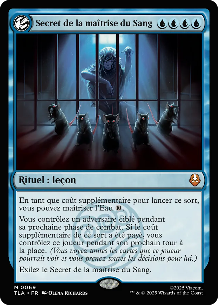 Secret de la maîtrise du Sang — Avatar: The Last Airbender — Magic: The Gathering