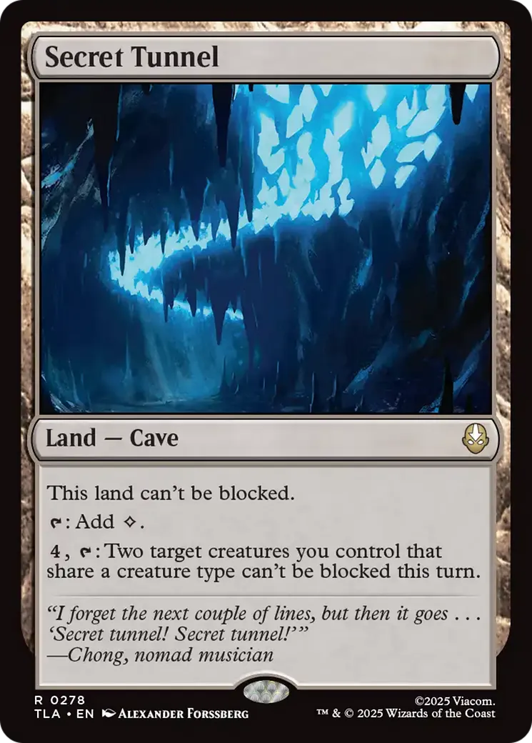 Secret Tunnel — Avatar: The Last Airbender — Magic: The Gathering