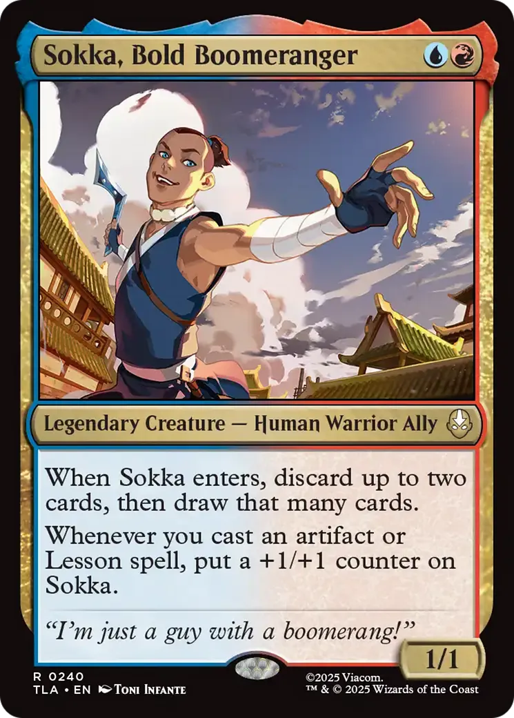 Sokka, boomeranger audacieux — Avatar: The Last Airbender — Magic: The Gathering