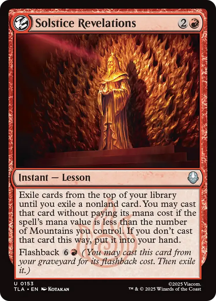 Solstice Revelations — Avatar: The Last Airbender — Magic: The Gathering