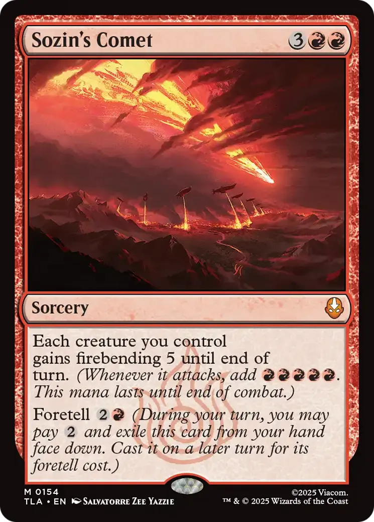 Sozin's Comet — Avatar: The Last Airbender — Magic: The Gathering