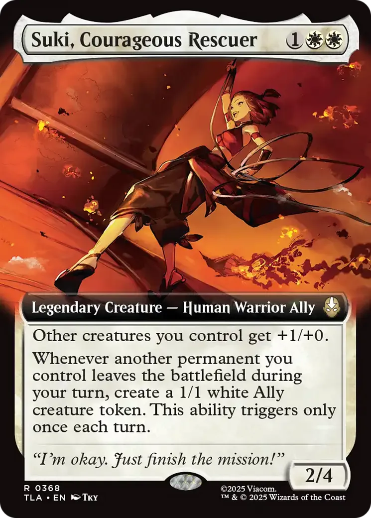 Suki, sauveteuse courageuse — Avatar: The Last Airbender — Magic: The Gathering