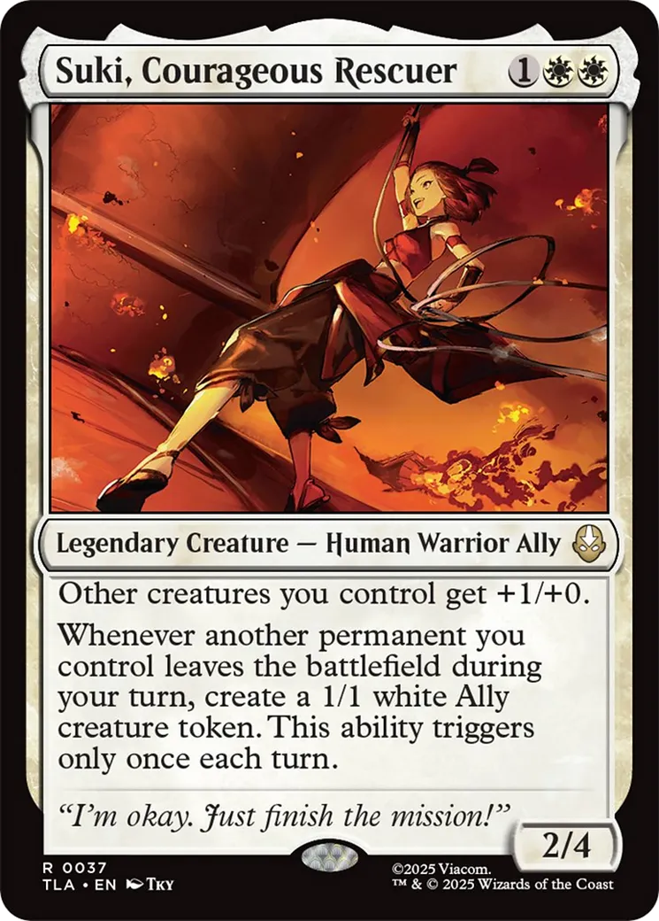 Suki, sauveteuse courageuse — Avatar: The Last Airbender — Magic: The Gathering