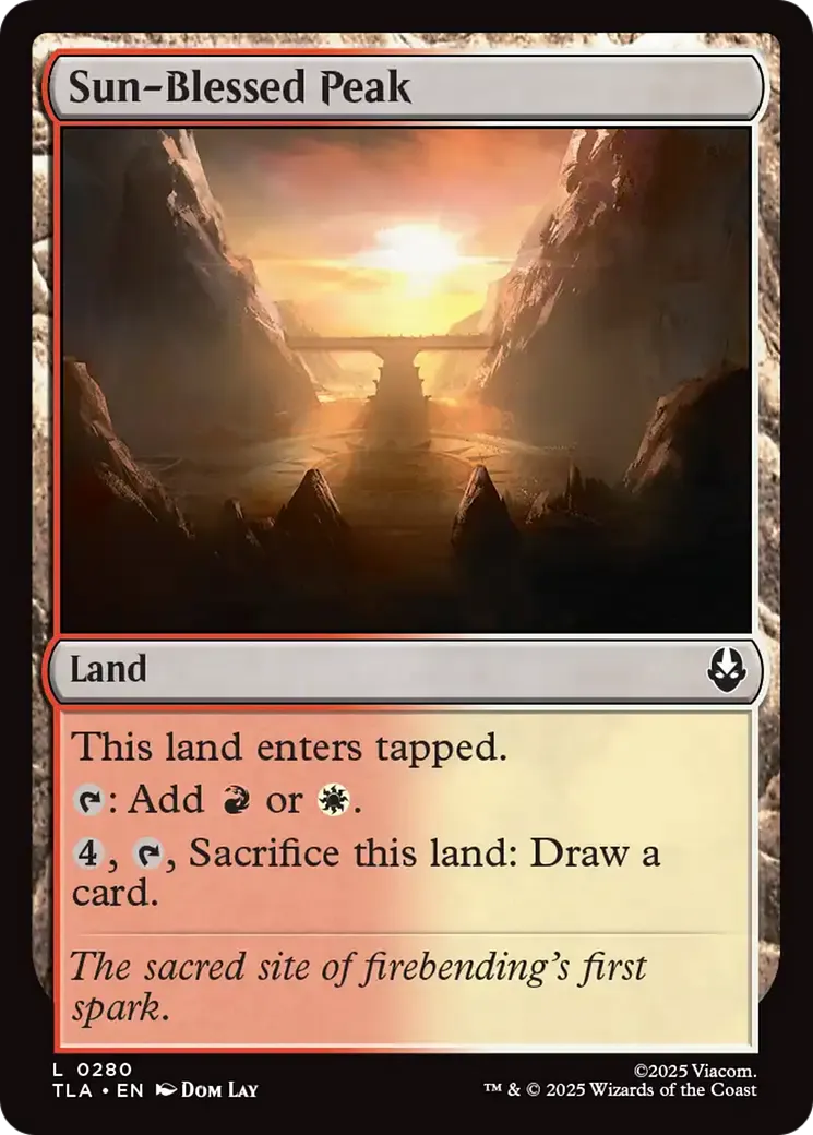 Pic béni par le Soleil — Avatar: The Last Airbender — Magic: The Gathering