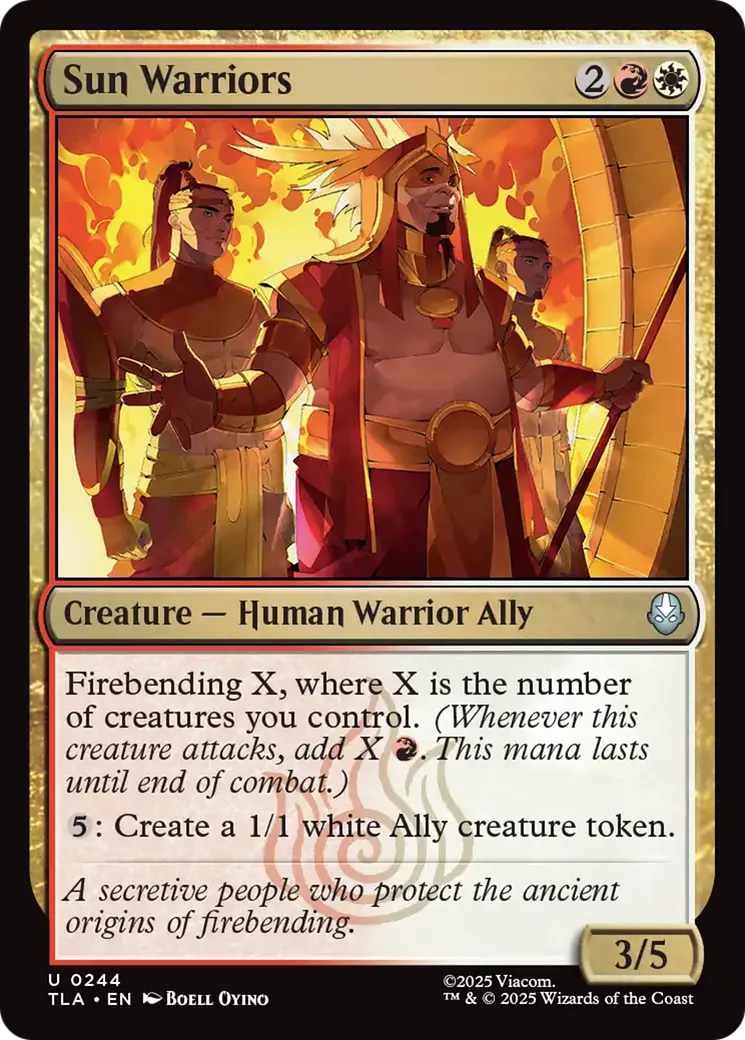 Sun Warriors from Avatar: The Last Airbender - Magic: The Gathering