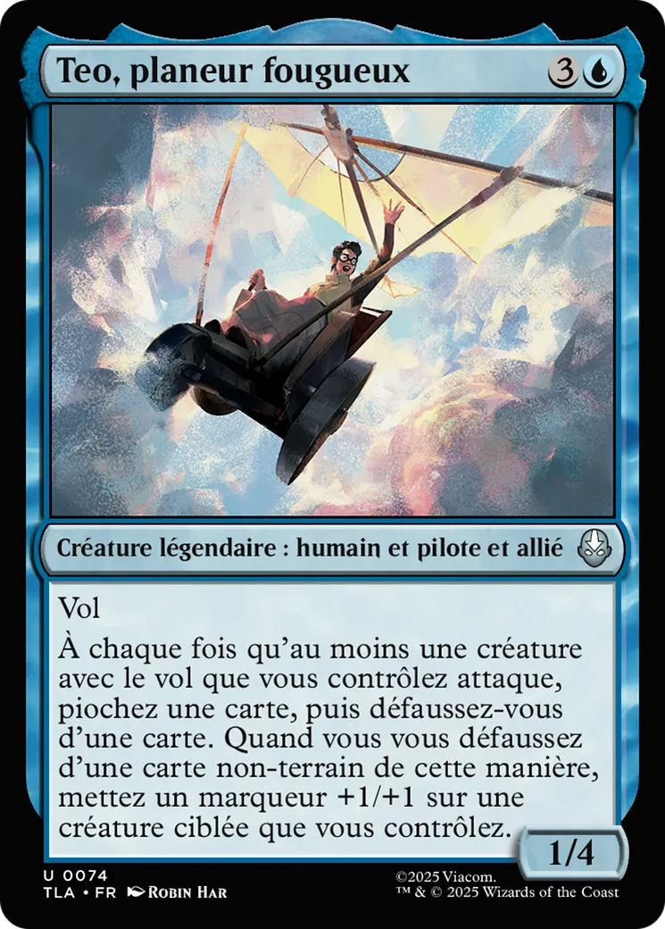 Teo, planeur fougueux from Avatar: The Last Airbender - Magic: The Gathering