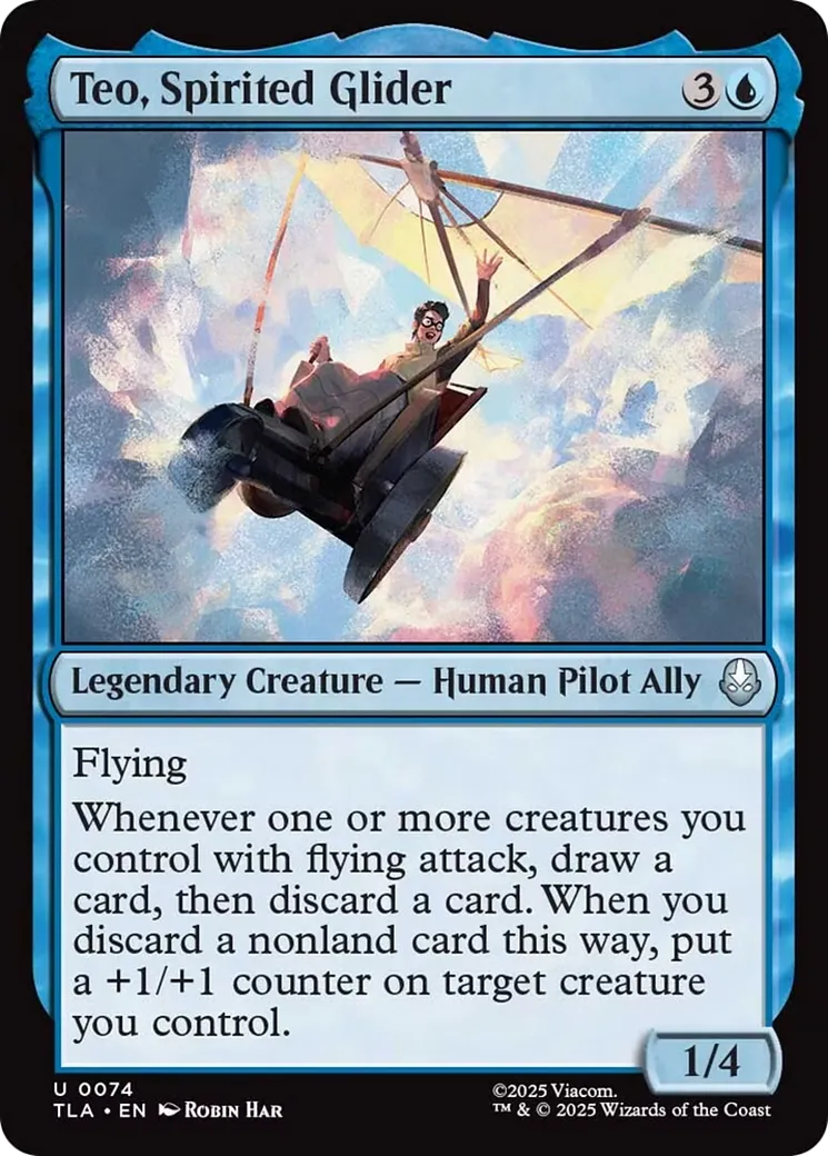 Teo, planeur fougueux — Avatar: The Last Airbender — Magic: The Gathering
