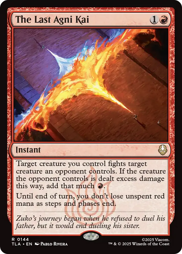 Le dernier Agni Kai — Avatar: The Last Airbender — Magic: The Gathering