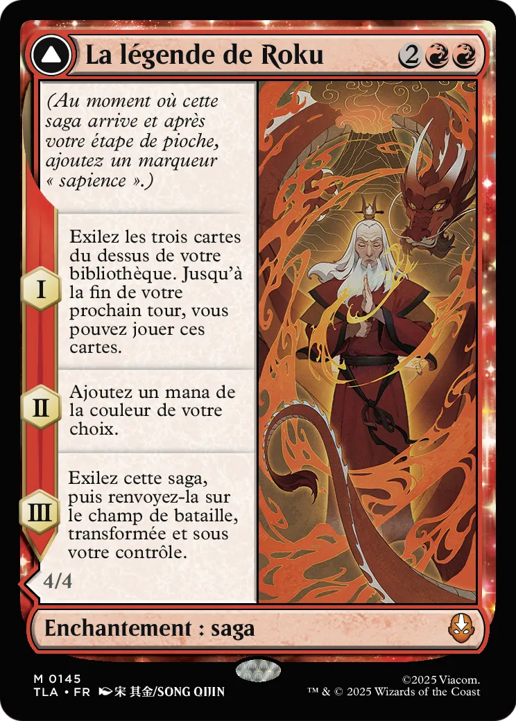 La légende de Roku // Avatar Roku — Avatar: The Last Airbender — Magic: The Gathering