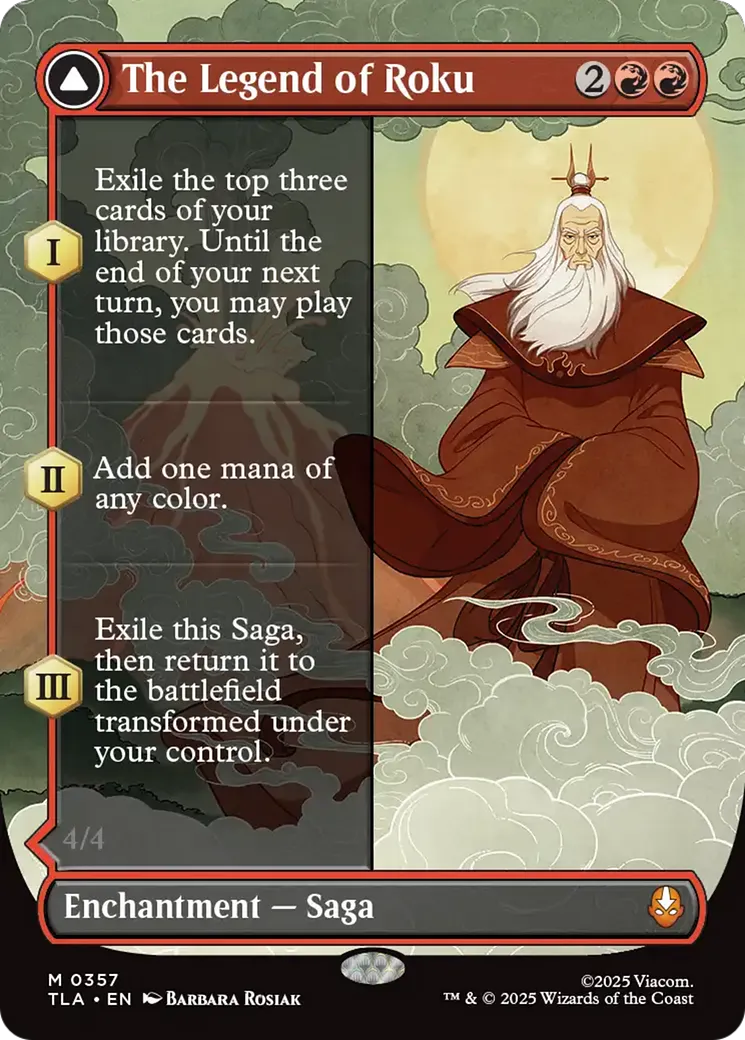 La légende de Roku // Avatar Roku — Avatar: The Last Airbender — Magic: The Gathering