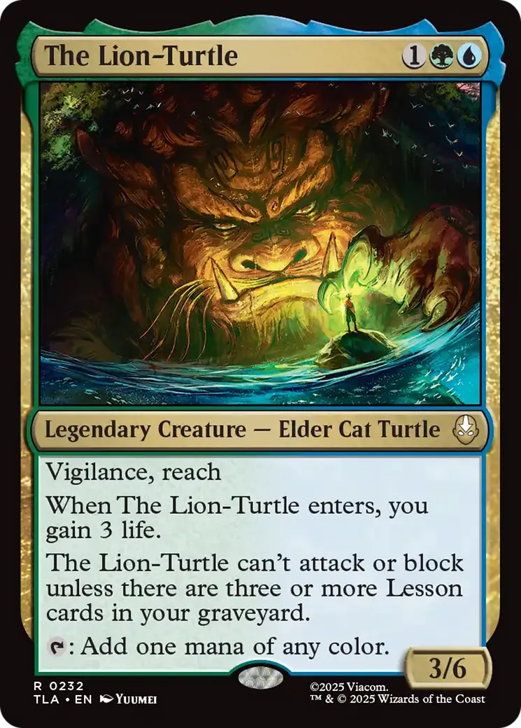 La tortue-lion — Avatar: The Last Airbender — Magic: The Gathering