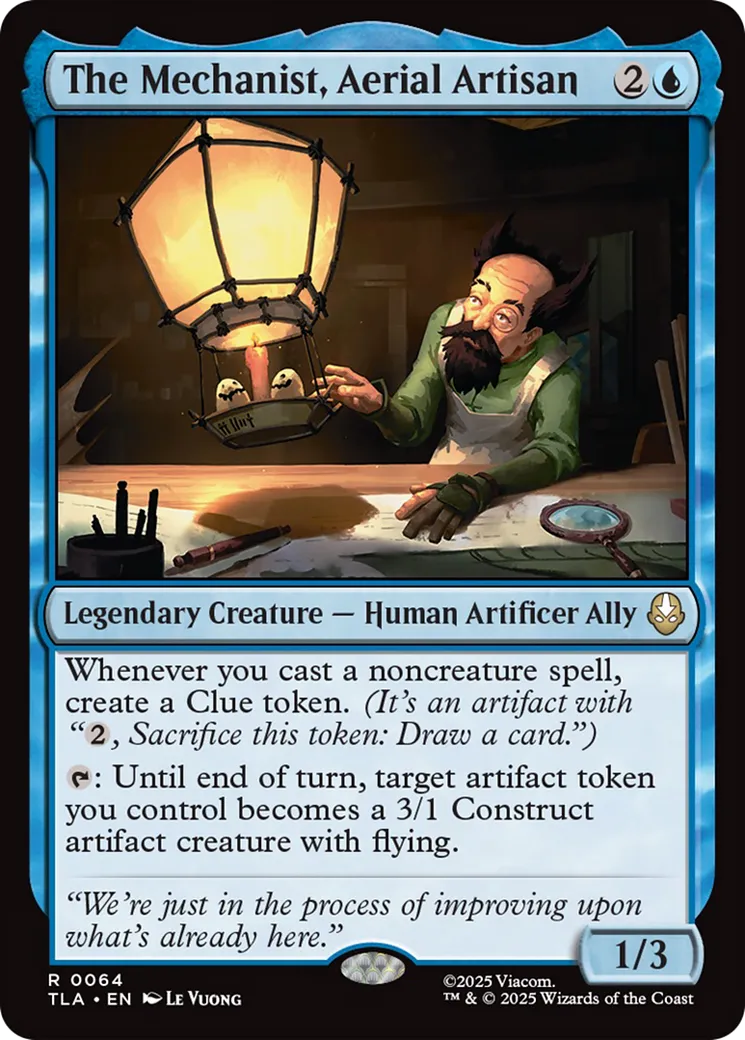 Le Mécanicien, artisan aérien — Avatar: The Last Airbender — Magic: The Gathering