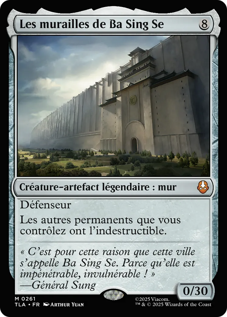 Les murailles de Ba Sing Se — Avatar: The Last Airbender — Magic: The Gathering