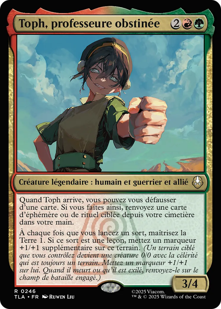 Toph, professeure obstinée from Avatar: The Last Airbender - Magic: The Gathering