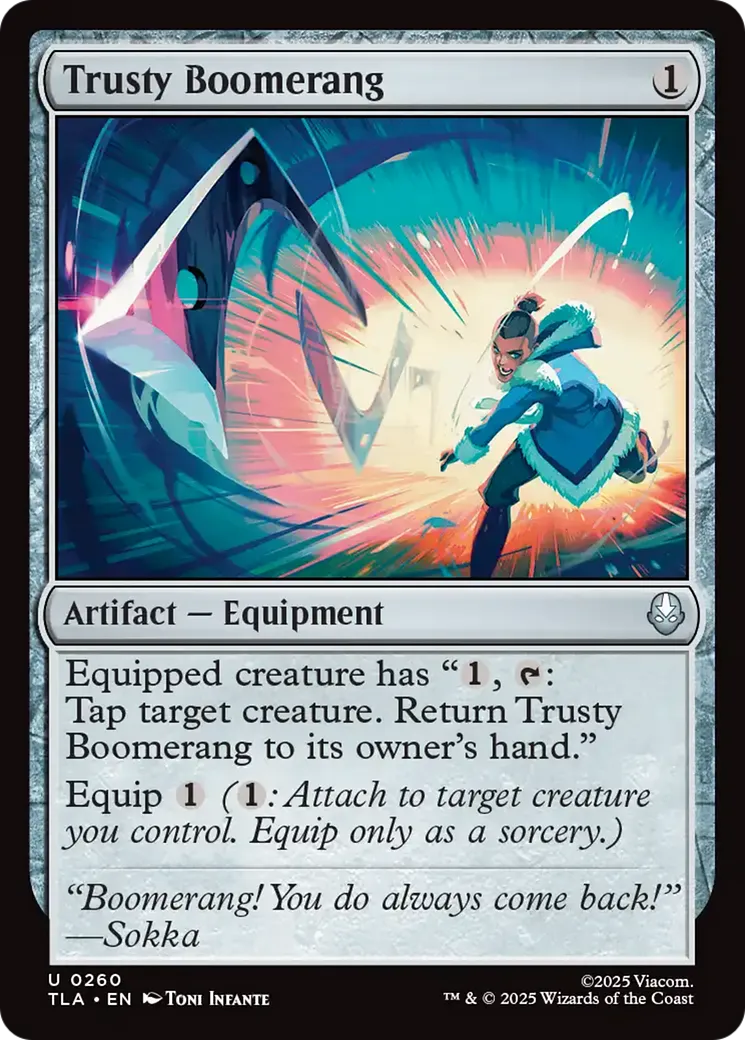 Fidèle boomerang — Avatar: The Last Airbender — Magic: The Gathering
