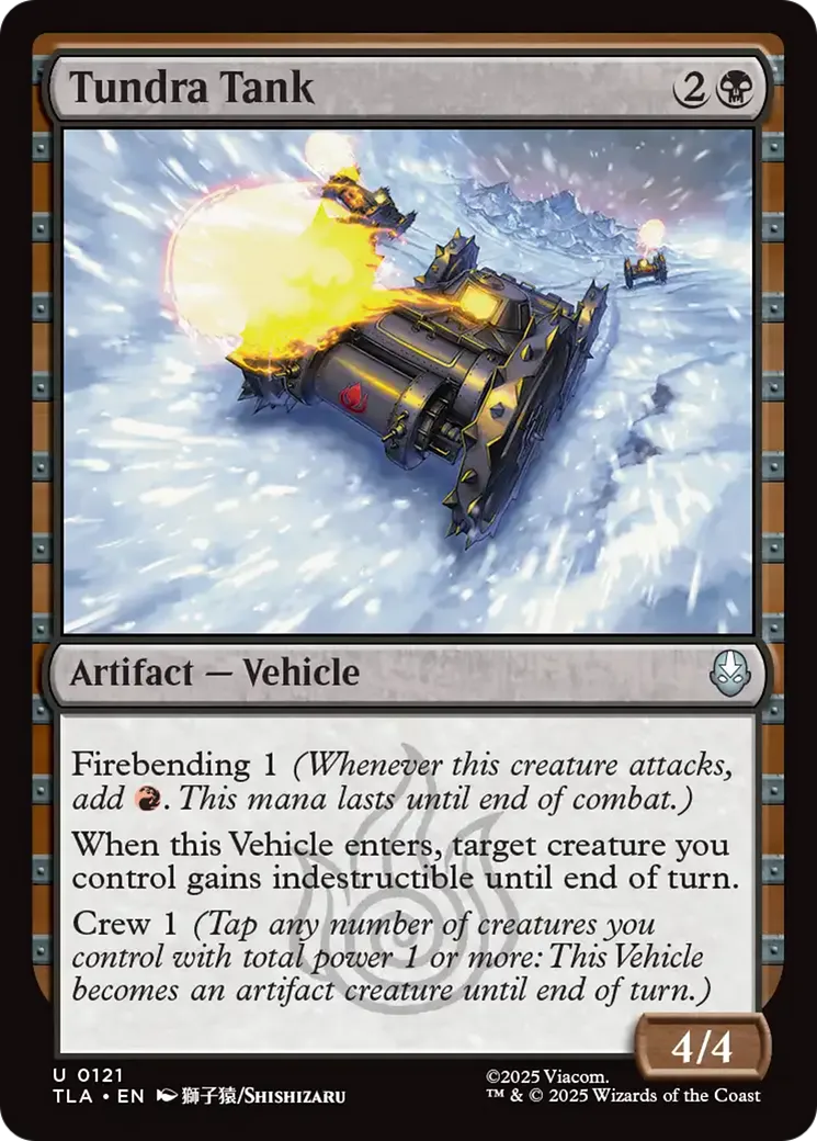 Char de la toundra — Avatar: The Last Airbender — Magic: The Gathering